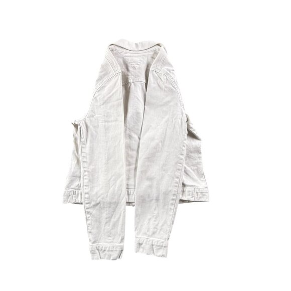 Tommy Hilfiger Jacket Womens Large Denim Stretch Jean Button Up Casual Coat Y2K - Picture 4 of 13